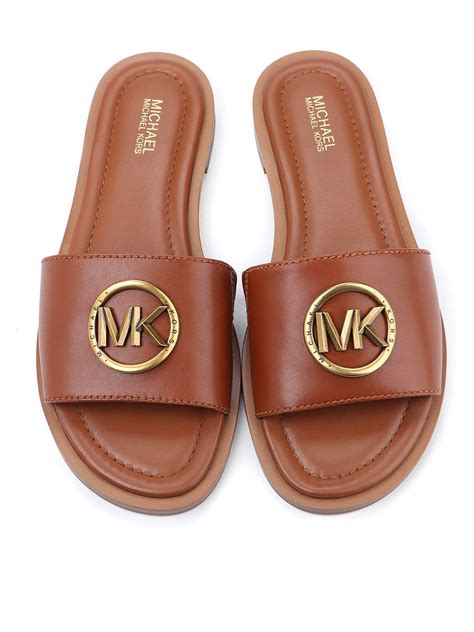 michael kors brynn slide sandals|Michael Kors slides size 11.